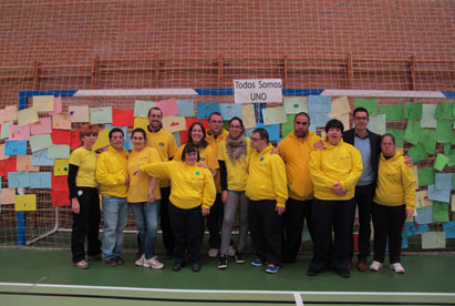 Luis Haro, Concejal de Deportes compartiendo con nosotros  las actividades del Día Internacional de la Discapacidad